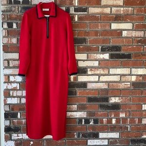 First Lady Collection Red Long Sleeve Dress Made in USA🇺🇸❤️👗💔❤️‍🔥❤️‍🩹❣️